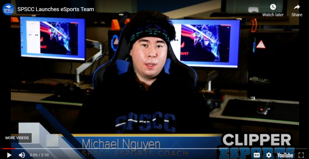 South Puget Community College's new Clipper esports coach Michael Nguyen sees collegiate esports as the path for gamers to go pro.